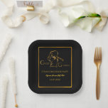 Golfer Bachelor Party Golfing Getaway Luxe Goud Papieren Bordje<br><div class="desc">Verhoog uw golf vrijgezellenfeest eetervaring met deze aangepaste papieren borden, ontworpen om gebruiksgemak te combineren met gepersonaliseerde stijl. Doordrenk je golf vrijgezellenfeest met een gevoel voor plezier en kameraadschap met deze op maat gemaakte papieren borden. Of u nu geniet van een casual barbecue of een gastronomische maaltijd, deze voegen een...</div>