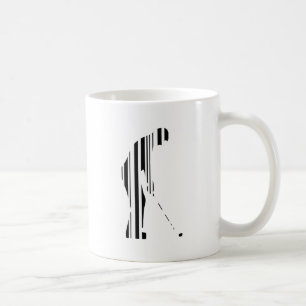 GOLFER BAR CODE Golf Golfen Sport Patroon Ontwerp Koffiemok