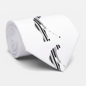 GOLFER BAR CODE Golf Golfen Sport Patroon Ontwerp Stropdas (Opgerold)