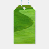 Golfer bedankt voor je golfer met golftas cadeaulabel (Achterkant)