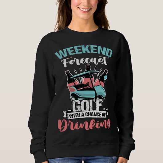 Golfer Beer & Golf Sports Player Golfing Trui (Voorkant)