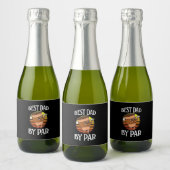 Golfer Best Dad by Par Sparkling Wijnetiket (Flessen)