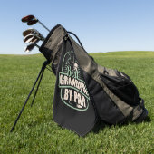 Golfer Best Grandpa by Par Golfhanddoek (Groen)