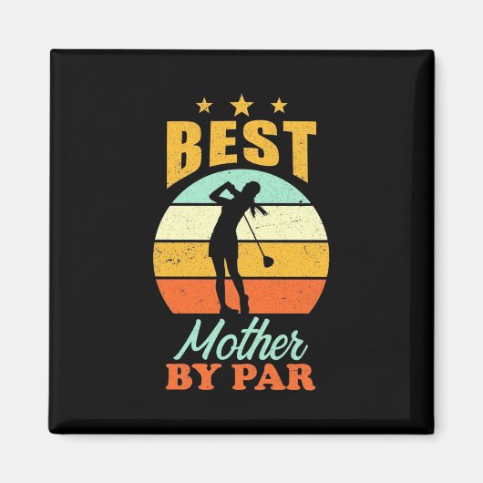 Golfer Best Moeder by Par Magneet (Voorkant)