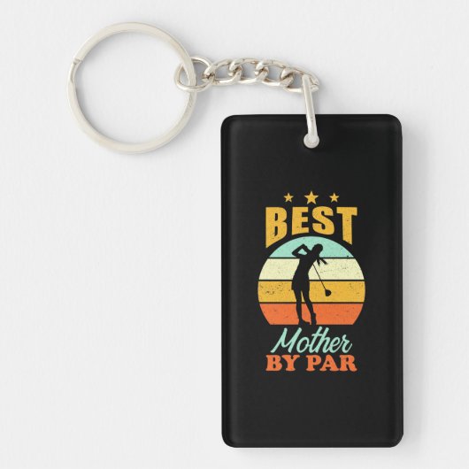 Golfer Best Moeder by Par Sleutelhanger (Voorkant)
