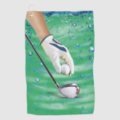 Golfer beste golfhanddoek (Voorkant)
