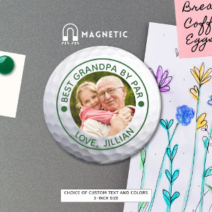 Golfer BÈSTE OPA VOLGENS PAR Foto op Maat Magneet