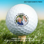 Golfer Biggest Fan - GRANDPA - Persoonlijke foto Golfballen<br><div class="desc">Opa, ik zal altijd je grootste fan zijn! .. Twee van je favoriete dingen, golf en je grote kinderen. Nu kun je ze meenemen terwijl je 18 gaten speelt. Pas deze golfballen aan met de favoriete foto en naam van uw kleinkind. Of het nu een grootvaders verjaardag, vaders dag of...</div>