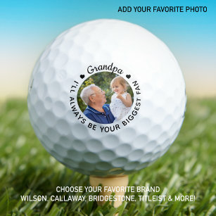 Golfer Biggest Fan - GRANDPA - Persoonlijke foto Golfballen
