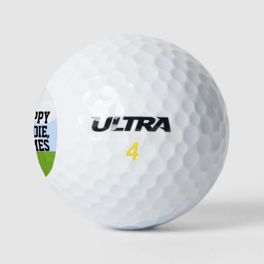 Golfer Birthday Golfballen (Logo)