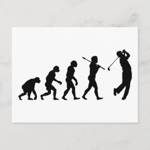 Golfer Briefkaart