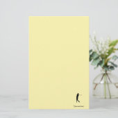 Golfer Briefpapier (Staand voorkant)