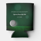 Golfer bruidegom Golf vrijgezellenfeest -  Groen g Blikjeskoeler (Voorkant)