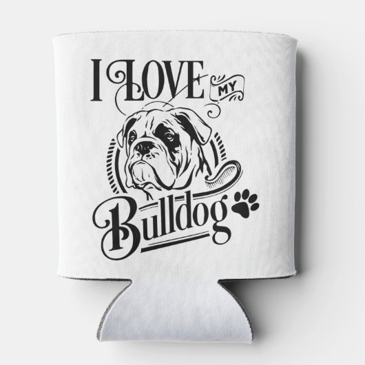 Golfer Bulldog Koelbox Blikjeskoeler (Achterkant)