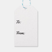 Golfer Cadeau Extra Grote Golfballen Gouden Tee Cadeaulabel (Achterkant)