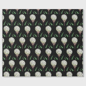 Golfer Cadeau Overmaatse Golfballen Gouden Tee Bla Cadeaupapier (Vlak)