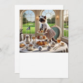 Golfer Cat toernooi Kaart (Voorkant / Achterkant)