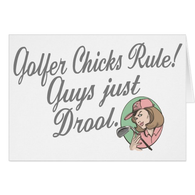 Golfer Chicks Rule (Voorkant Horizontaal)