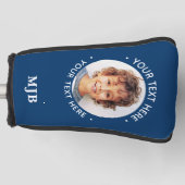 Golfer Creëer Uw Eigen Gepersonaliseerde Monogram Golfheadcover (Voorkant)