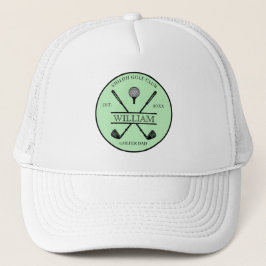 Golfer Cross Club Trucker Pet