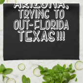 Golfer daar gaat Arizona proberen uit-Florida Theedoek (Gevouwen)