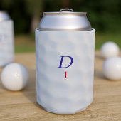 Golfer Dad Dimple Monogram Golf Ball Blikjeskoeler