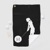 Golfer dames Golf Golfhanddoek (Insitu)