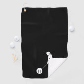 Golfer dames Golf Golfhanddoek (Insitu)