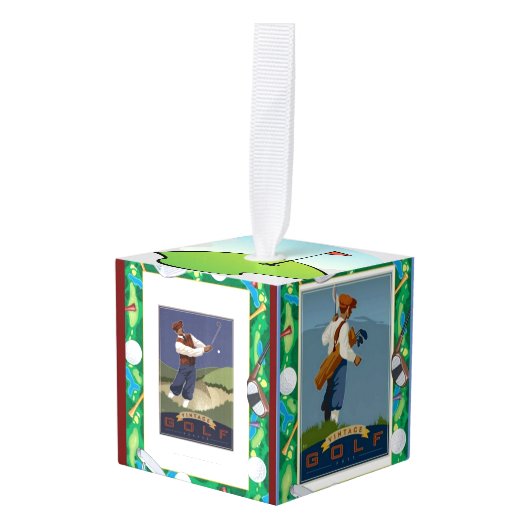 " Golfer" Decoratie (Voorkant hoekig)