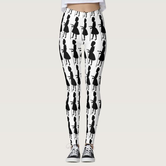  Golfer Design Leggings (Voorkant)