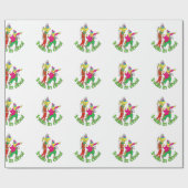 Golfer die een Hole in één krijgt Cadeaupapier (Vlak)