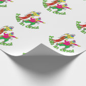 Golfer die een Hole in één krijgt Cadeaupapier (Hoek)