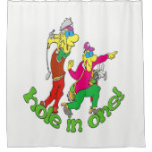 Golfer die een Hole in één krijgt Douchegordijn (Voorkant)