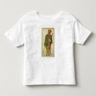 Golfer die een ramp had op de links kinder shirts