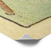 Golfer die een ramp had op de links poster (Hoek)