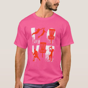 Golfer Disc Golf voor Mannen T-shirt