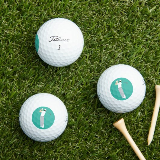 golfer-emoji golfballen (Insitu Gras)