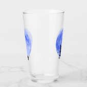 Golfer en een Blue Moon Inspirerend Shoot voor de Glas (Links)