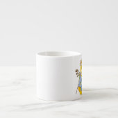 Golfer Espresso Cup Espresso Kop (Voorkant)