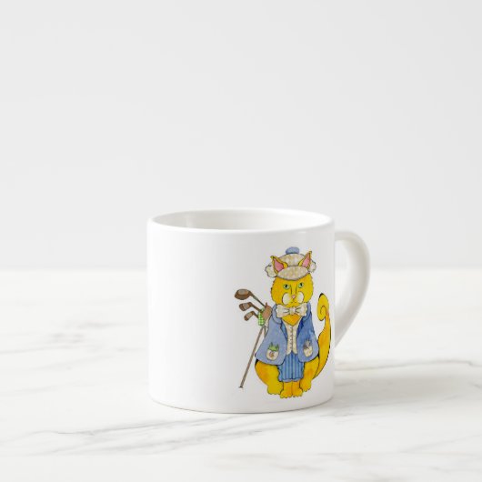 Golfer Espresso Cup Espresso Kop (Voorkant rechts)