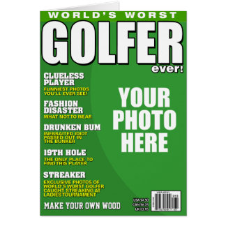 Golfer Fake Magazine Hoesje