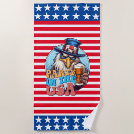 GOLFER Feest In de VS Vlag Handdoek