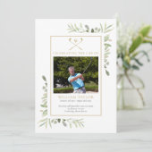 Golfer Funeral Memorial Order Of Service Programmakaart (Staand voorkant)