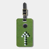 GOLFER FUNNY GIFTS, GOLF DIE GROENE FUN PERSONEEL BAGAGELABEL (Voorkant verticaal)