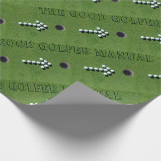 GOLFER FUNNY GIFTS, GOLF DIE GROENE FUN PERSONEEL CADEAUPAPIER