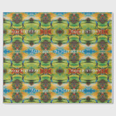 Golfer Funny Verjaardag wenst Golf grap Cadeaupapier (Vlak)