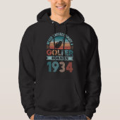 Golfer geboren in 1934 Golfing 90th Birthday Gift  Hoodie (Voorkant)