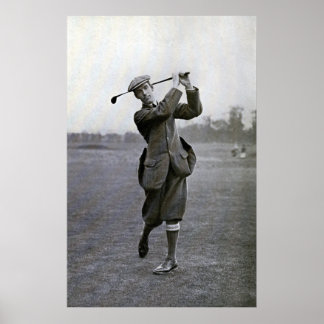 Golfer: George Duncan Poster