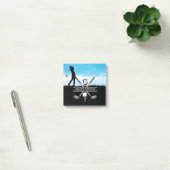 Golfer Gepersonaliseerd monogram ontwerp Post-it® Notes (Kantoor)