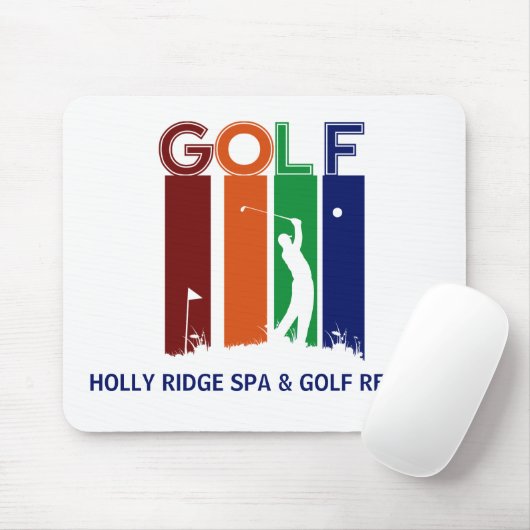 Golfer Gepersonaliseerd Muismat (Met muis)